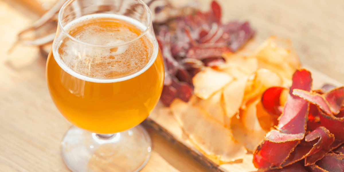 Pale ale and jerky