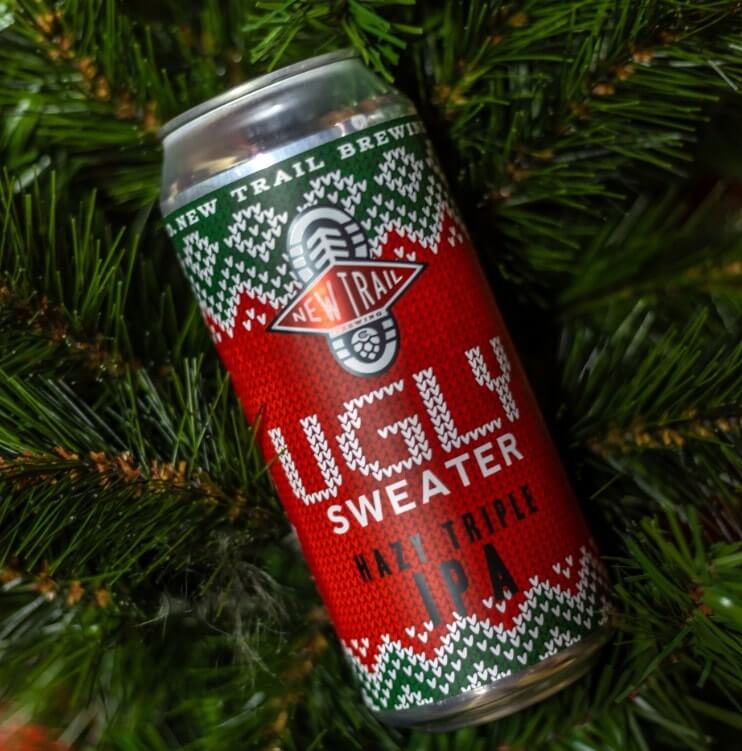 Ugly Sweater Hazy Triple IPA by New Trail