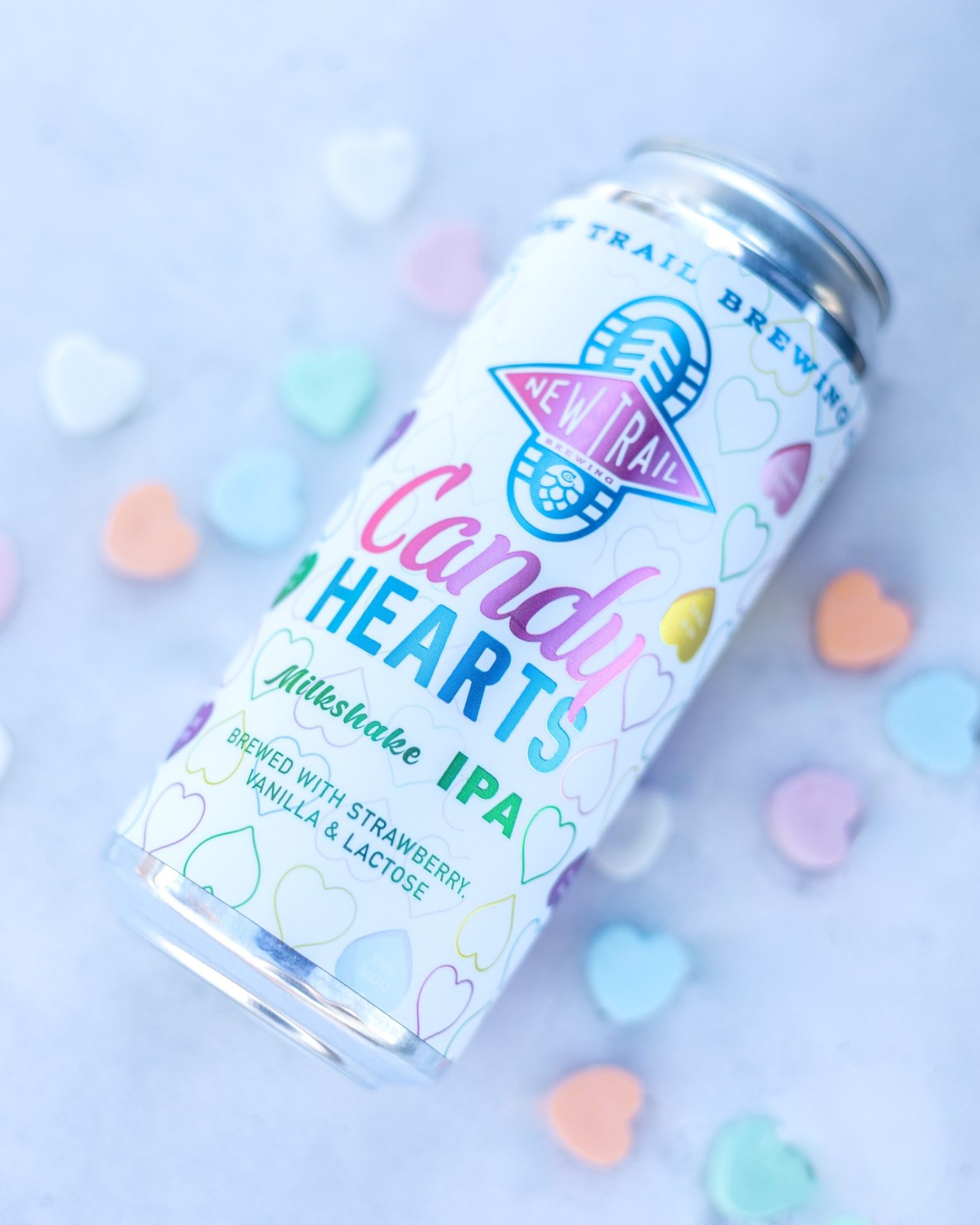 Candy Hearts Milkshake IPA by New Trail