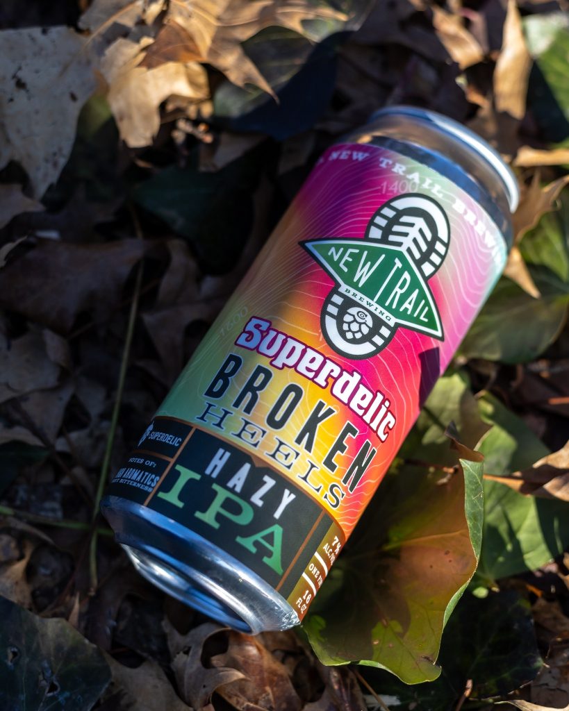 New Trail Superdelic Broken Heels Hazy IPA