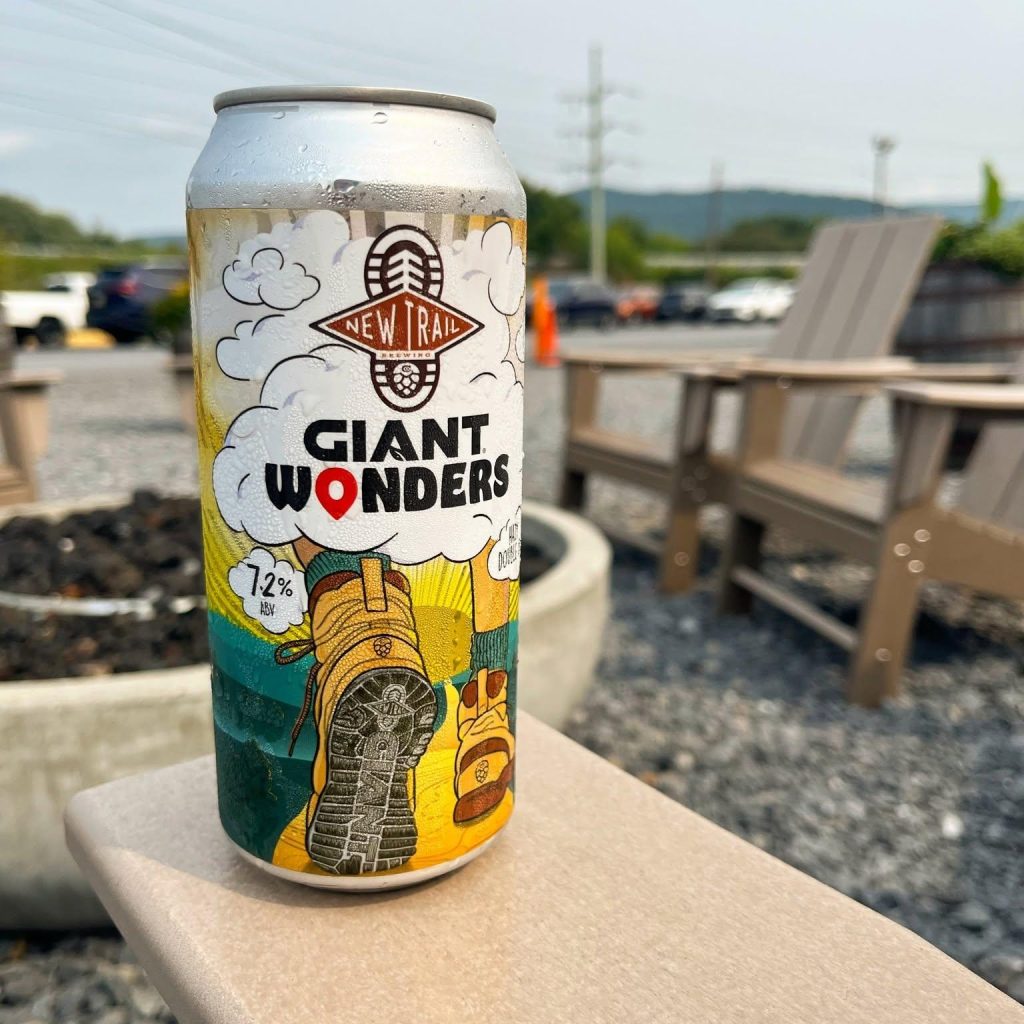 Red and Black Lumberjack Hazy IPA by New Trail and Other Half Brewing Co