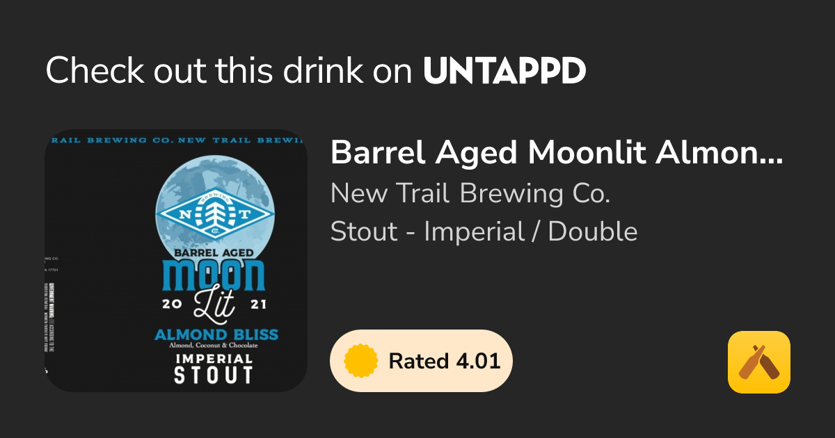 Barrel Aged Moonlit Almond Bliss - 2021