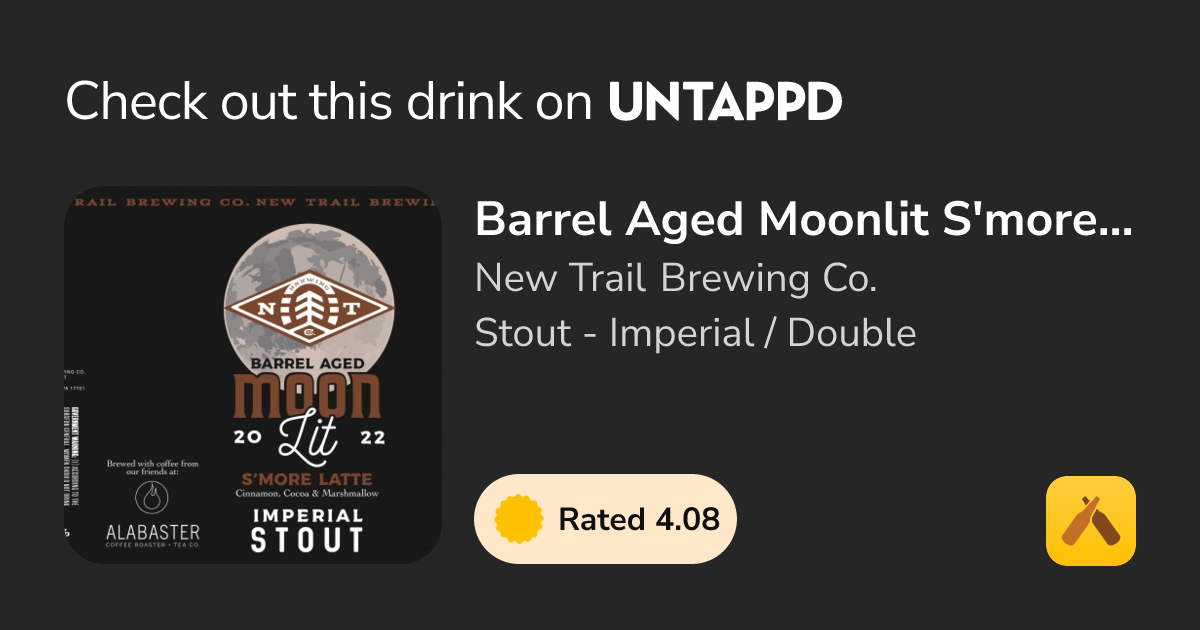 Barrel Aged Moonlit S'more Latte (2022)
