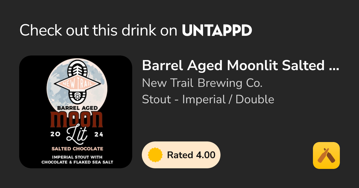 Barrel Aged Moonlit Salted Chocolate (2024)