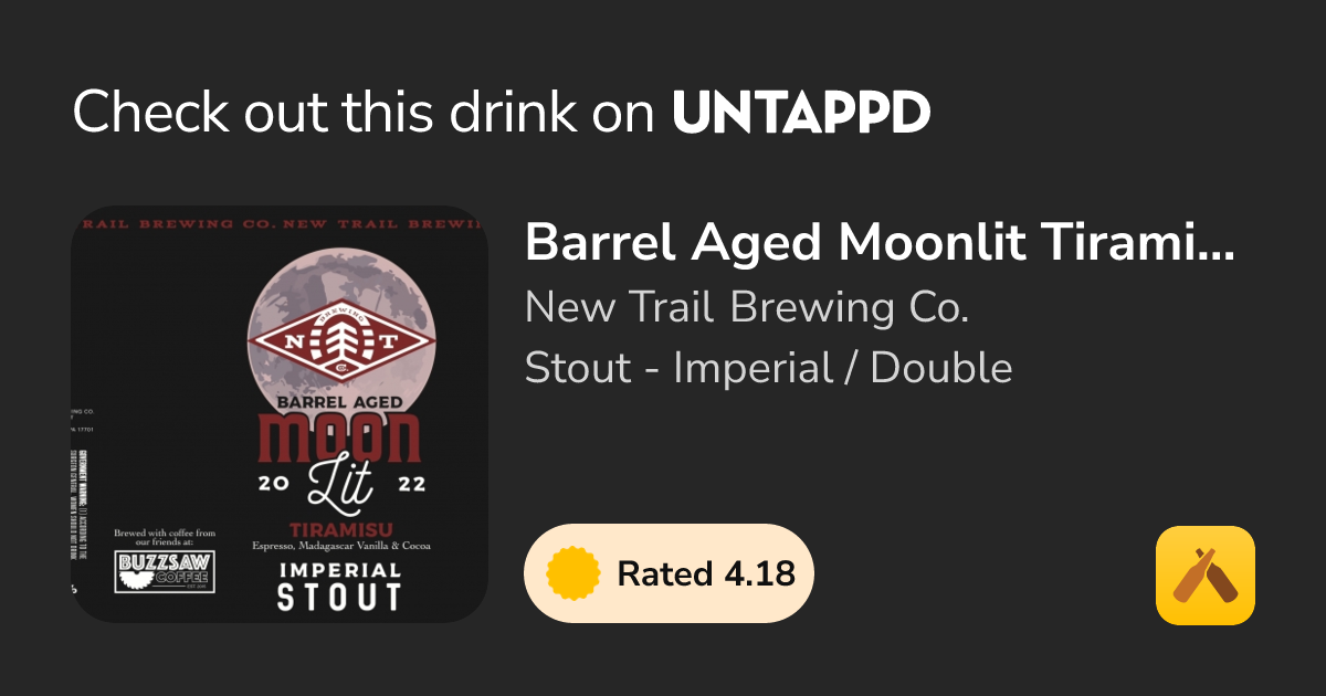Barrel Aged Moonlit Tiramisu (2022)