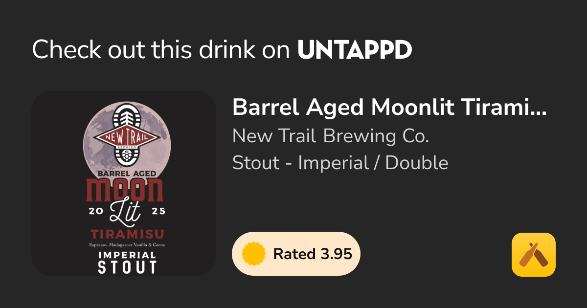 Barrel Aged Moonlit Tiramisu (2025)