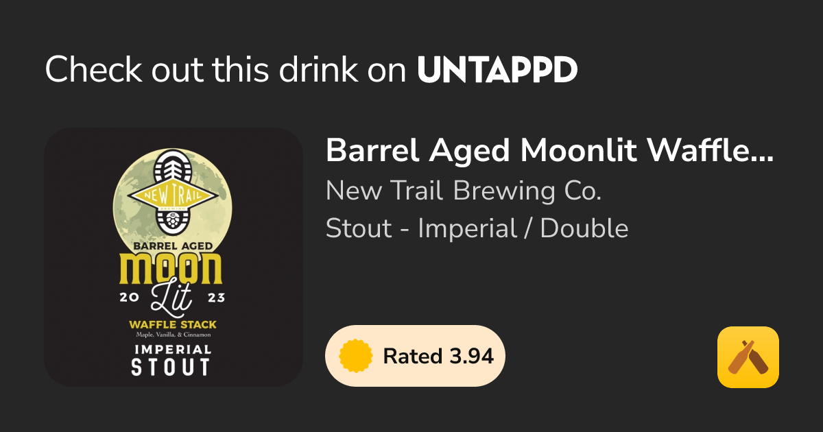 Barrel Aged Moonlit Waffle Stack (2023)