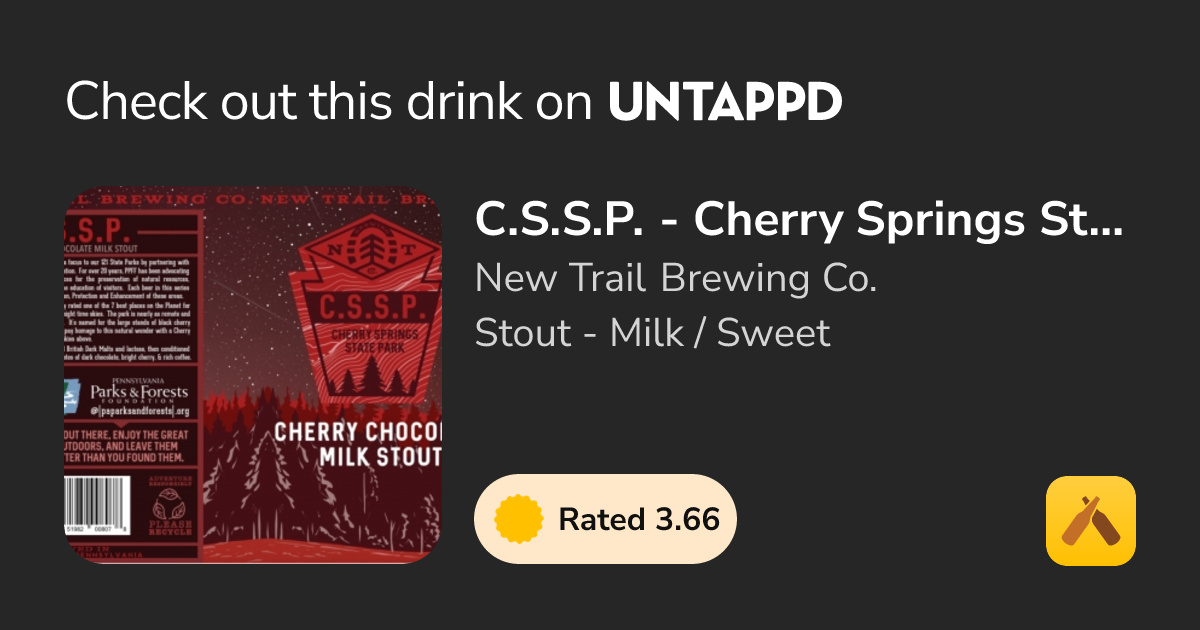 C.S.S.P. - Cherry Springs State Park