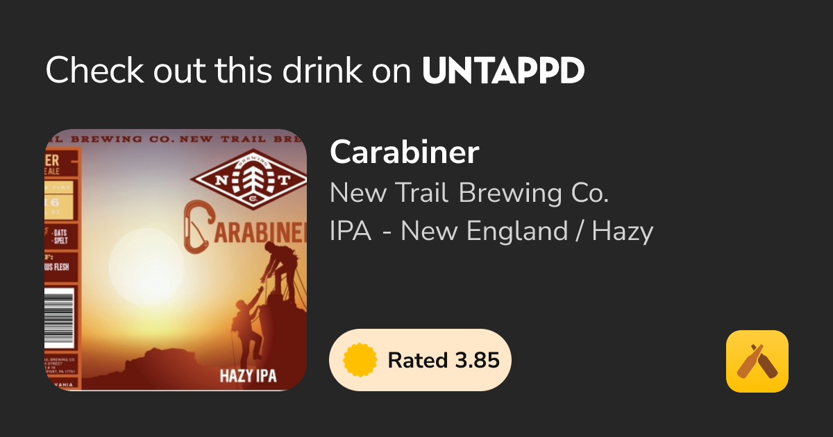 Carabiner Hazy IPA