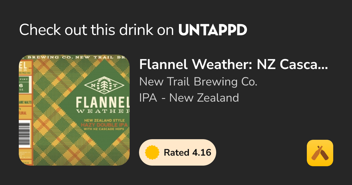 Flannel Weather: NZ Cascade