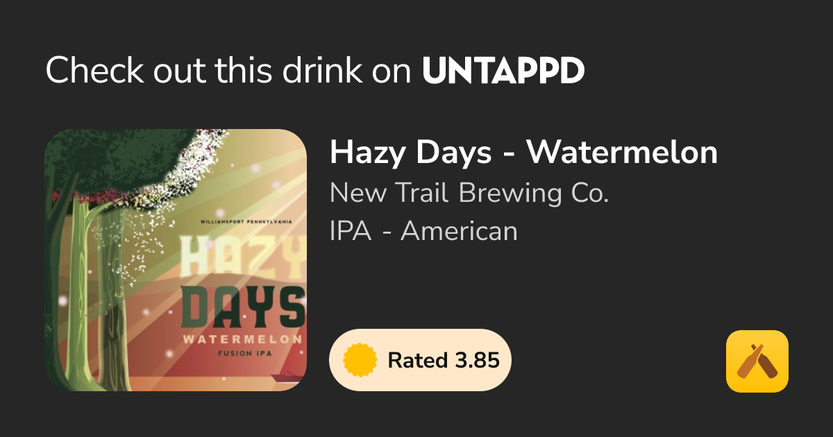 Hazy Days - Watermelon