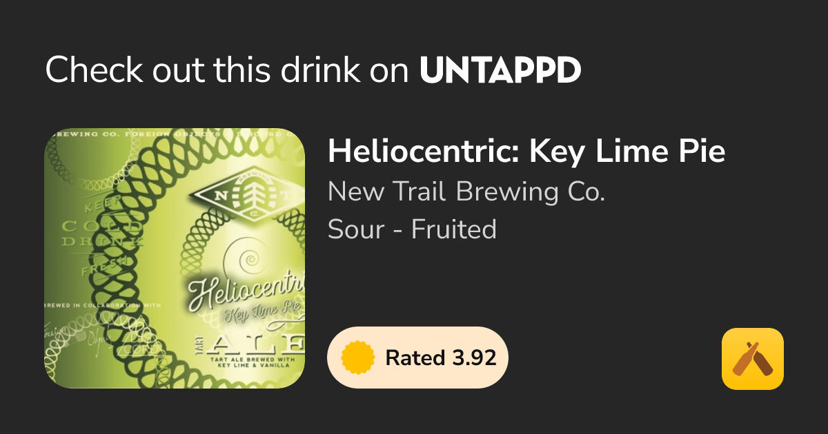Heliocentric: Key Lime Pie