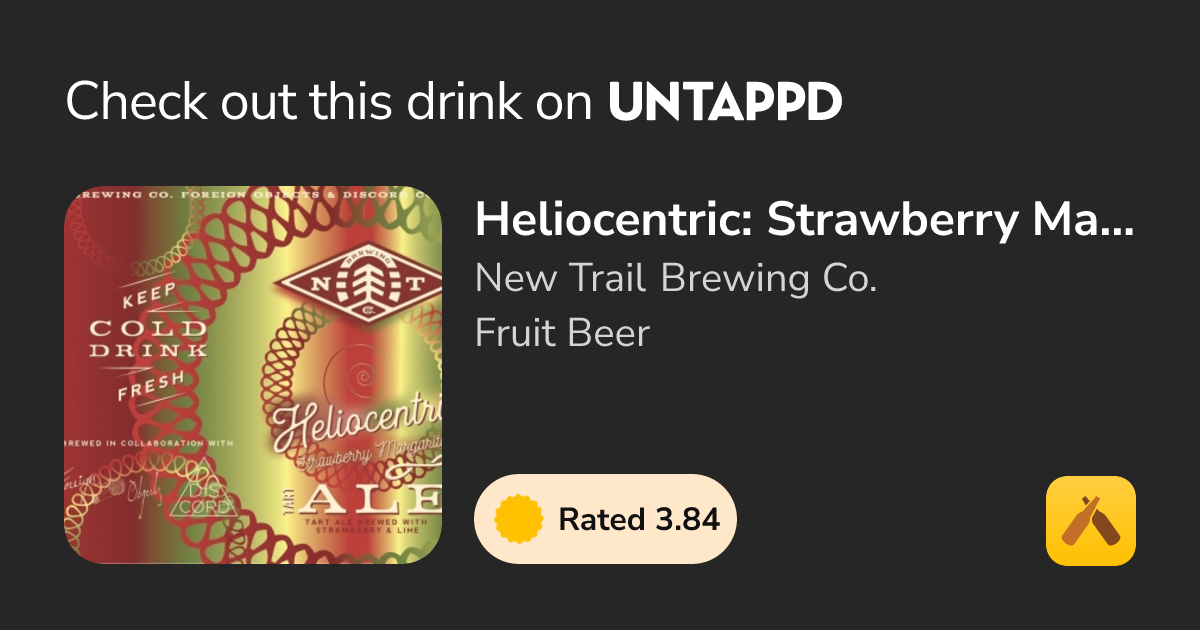 Heliocentric: Strawberry Margarita
