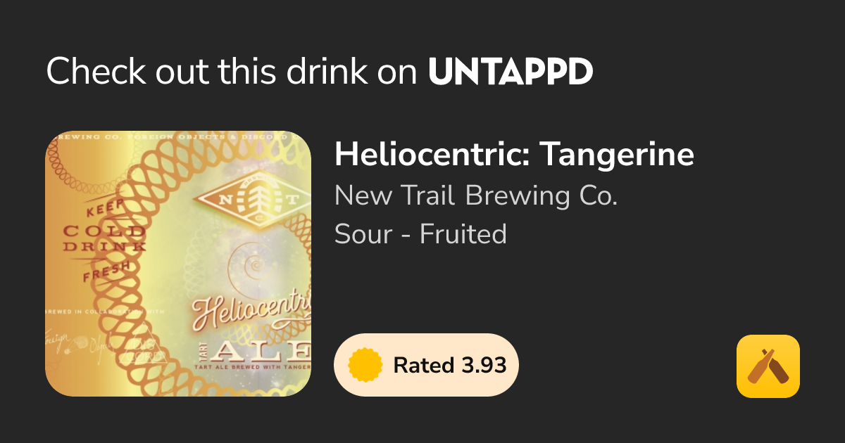 Heliocentric: Tangerine