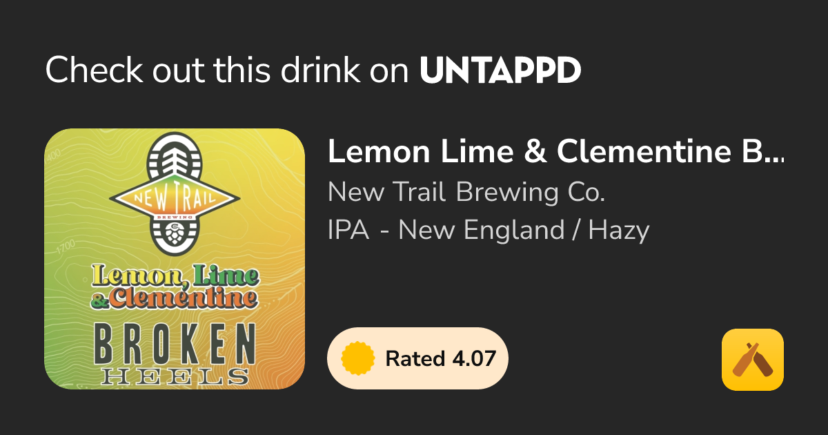 Lemon Lime & Clementine Broken Heels