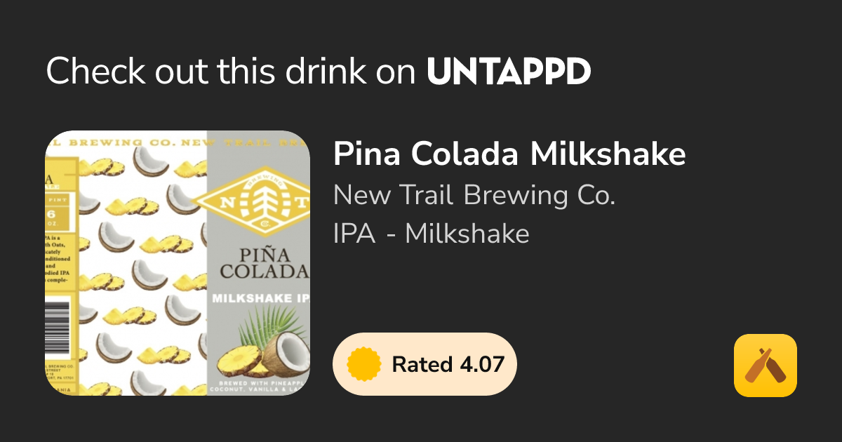 Pina Colada Milkshake