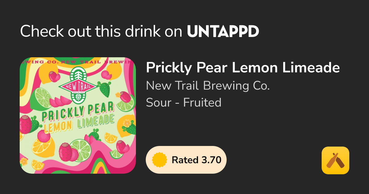 Prickly Pear Lemon Limeade