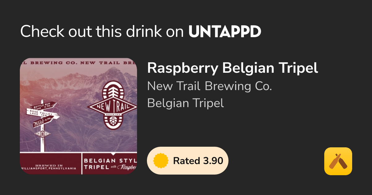 Raspberry Belgian Tripel
