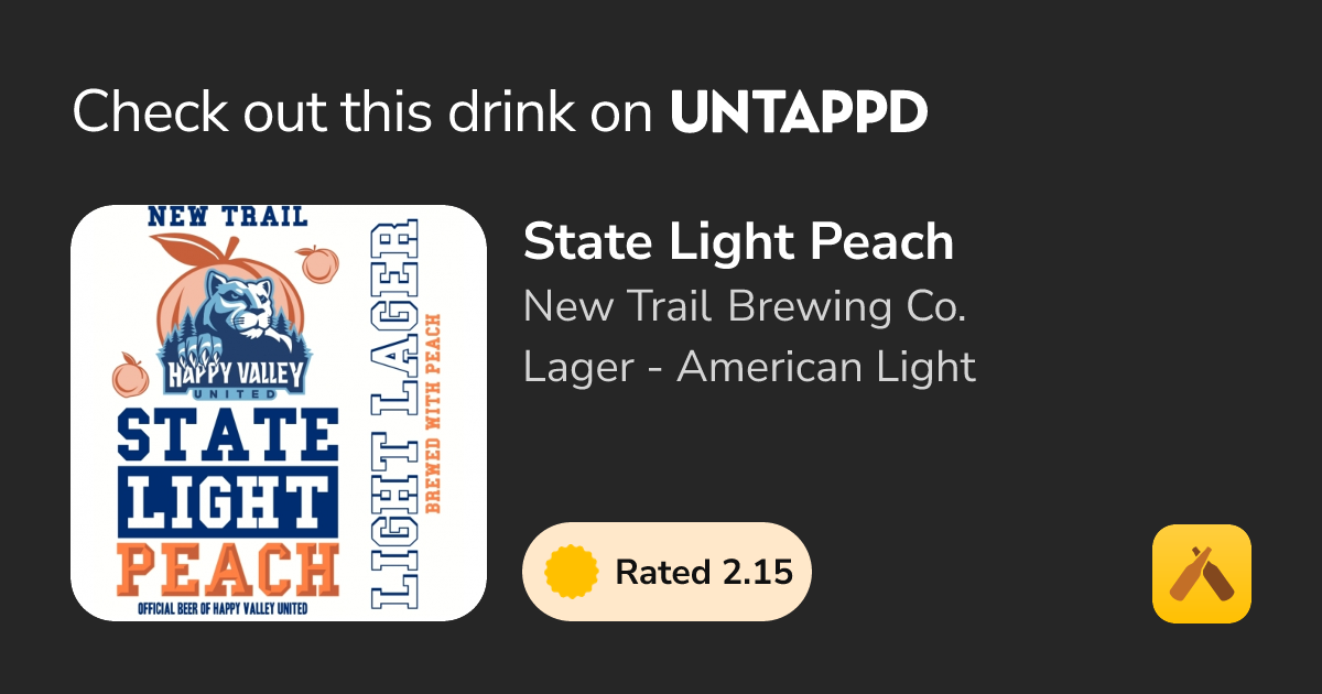 State Light Peach