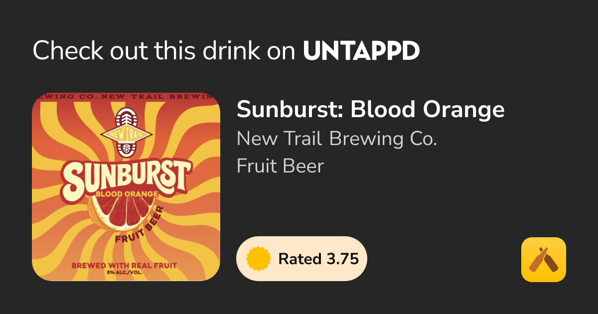 Sunburst: Blood Orange