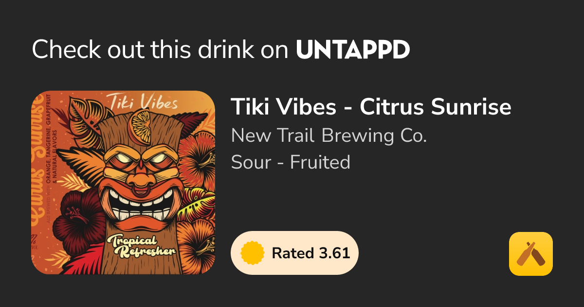 Tiki Vibes - Citrus Sunrise