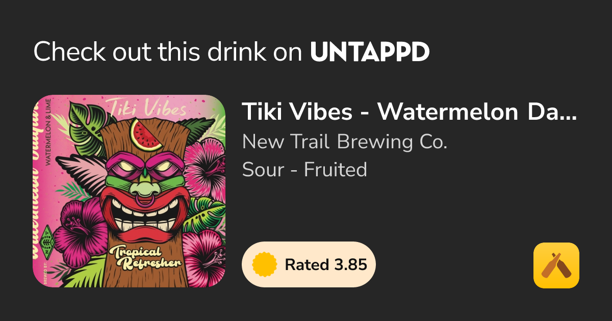 Tiki Vibes - Watermelon Daiquiri